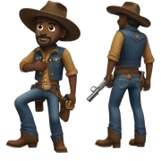 Cowboy  sticker