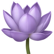 Lilac lotus sticker