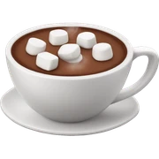 Hot chocolate with marshmallows  sticker