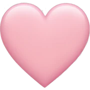 baby pink heart sticker