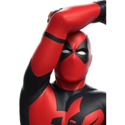 masked superhero in bodysuit sticker