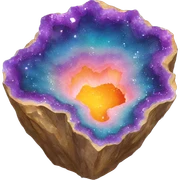 colorful geode sticker