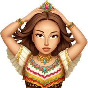Folkloric Dancer sticker