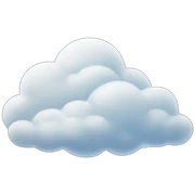 Clouds sticker
