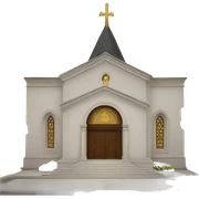 catholic temple sticker