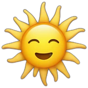 Sunshine sticker
