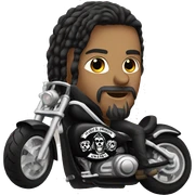 Sons of anarchy biker sticker