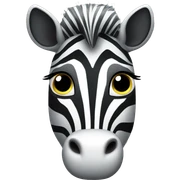 Disco zebra sticker