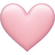 Pastel pink heart sticker