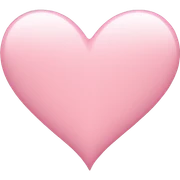Light pink heart sticker