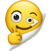 yellow emoji holding map sticker
