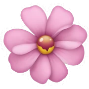 pink flowers sticker