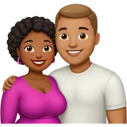 slim lightman and fat black woman love sticker
