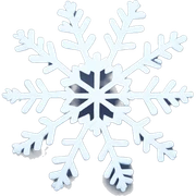 Snowflake sticker