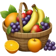 Fruit basket
 sticker