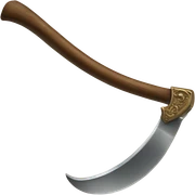 Antique scythe  sticker