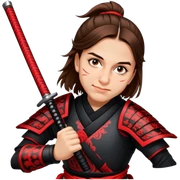 Daring Samurai sticker