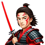 Daring Samurai sticker