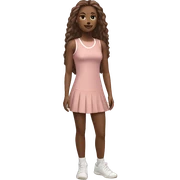 Dusty rose tennis dress no model sticker