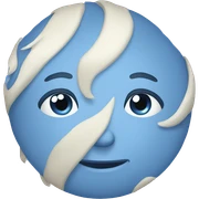 blue sticker