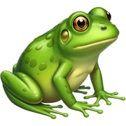 Frog sticker