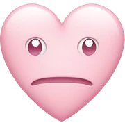 Light pink heart sticker