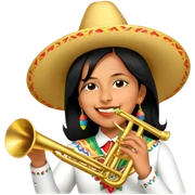 Mariachi Trumpet Player sticker