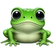 Rain frog sticker