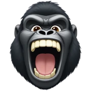 Gorilla laugh  sticker