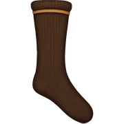 brown socks sticker
