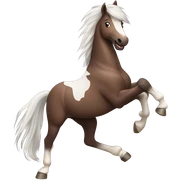 Dancing horse sticker