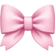 Pastel pink bow sticker