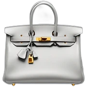 grey hermes Birkin bag sticker