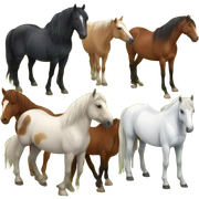 Horses sticker