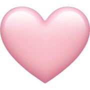 Light pink heart sticker