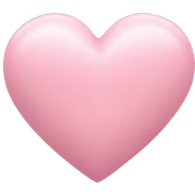 pastel pink heart  sticker
