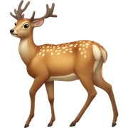 Deer sticker