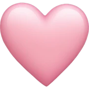 Soft pink heart sticker