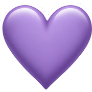 Light Purple Heart  sticker