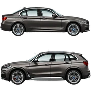 Bmw catch audi sticker