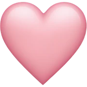 Light pink heart sticker