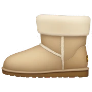 beige uggs sticker