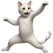 Cat-dance-funny sticker