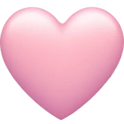 pastel heart sticker
