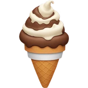 ice cream cone sticker