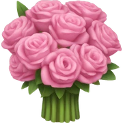 Pink bouquet  sticker