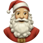 Vintage Santa sticker