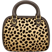 large leopard print bag sticker