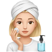 Clean girl/skincare sticker
