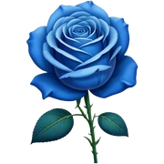 Rosa azul sticker